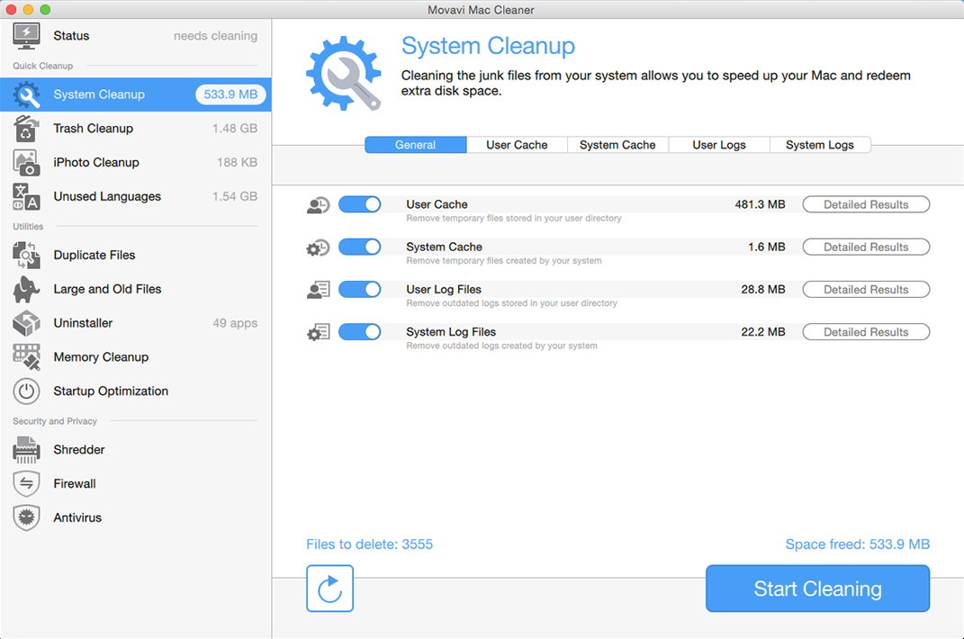 free mac cleaner software download